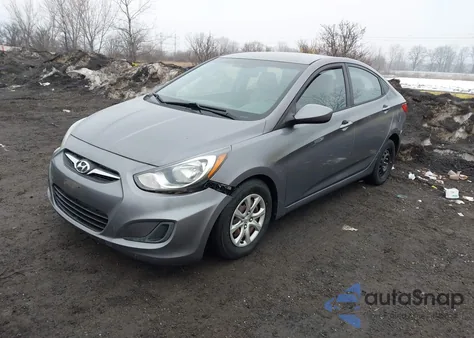 2014 Hyundai Accent Gls z USA, uszkodzony, nr VIN KMHCT4AE8EU689481